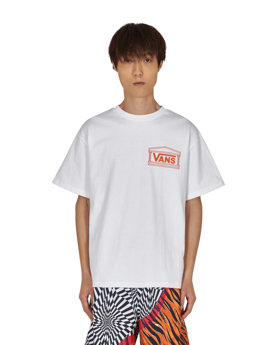 【THE MUSEUM VISITOR X VANS】BIG HEART CROP T-SHIRTS (WHITE) THE MUSEUM VISITOR X VANS】BIG HEART CROP T-SHIRTS (WHITE